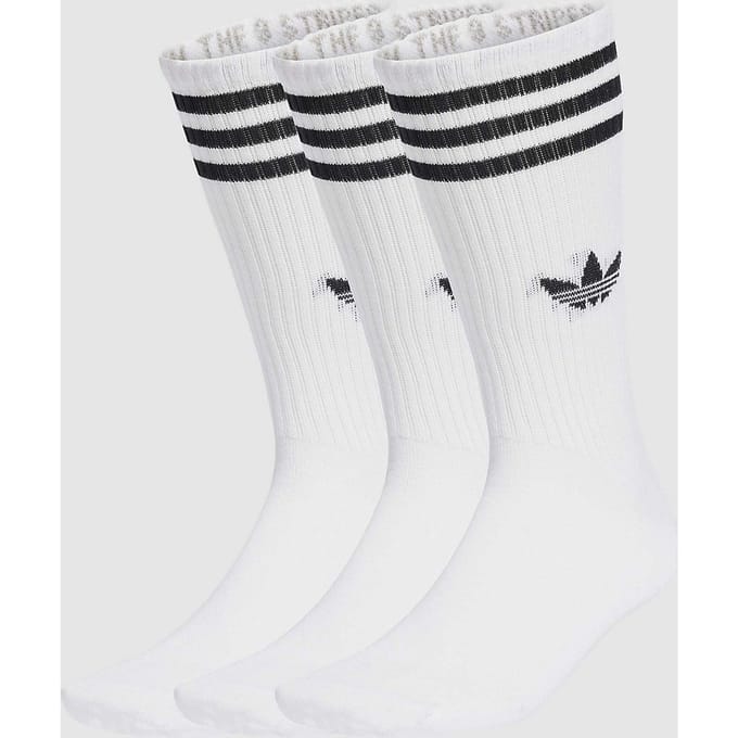 adidas Originals 3S High Cr S 3P Socks wit