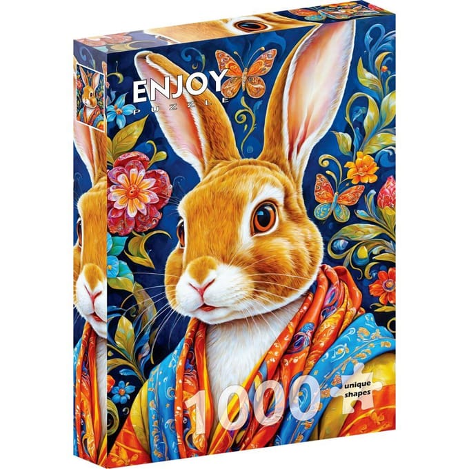 Enjoy Puzzle legpuzzel Cool Rabbit - 1000 stukjes puzzelplezier.