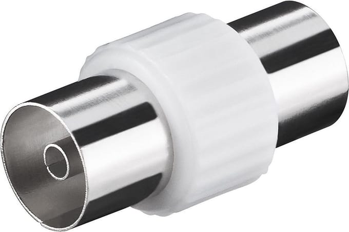 IEC (v) - IEC (v) coax koppelstuk
