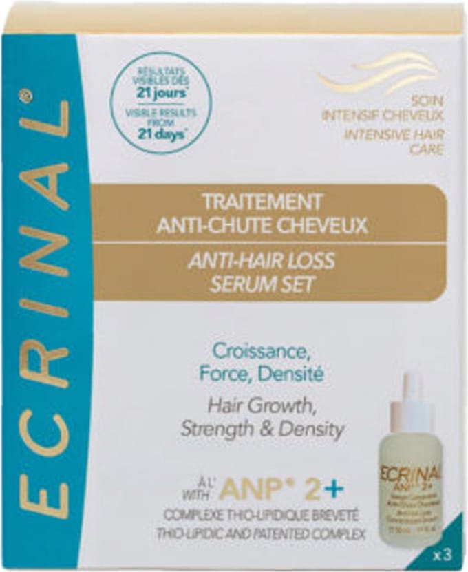Ecrinal Intensieve Haarverzorging ANP 2+ Anti-Haaruitval Behandeling 3 x 50 ml