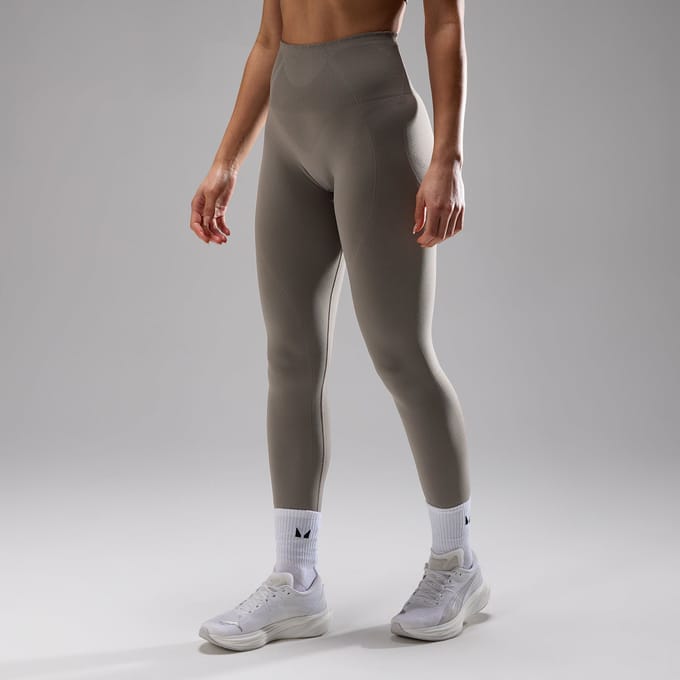 MP Women's Tempo Ultra Seamless Leggings - Donker Truffel - M