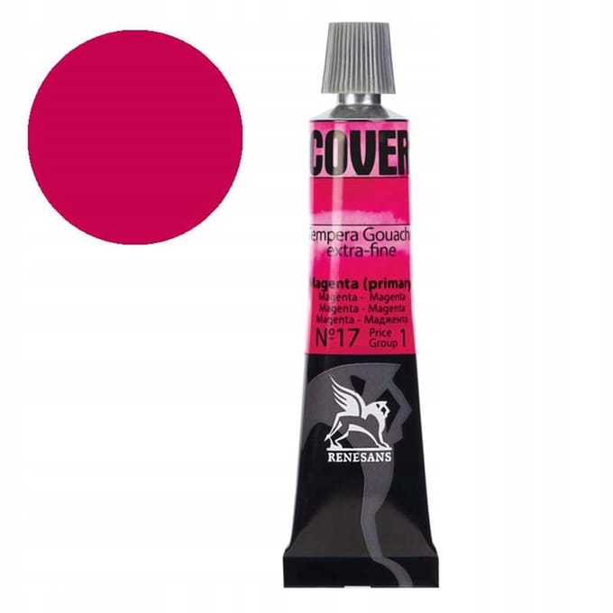 Renaissance Tempera-hoes 20 ml - Magenta