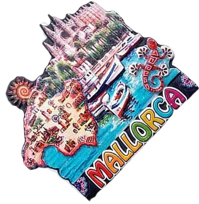 3D Koelkast Magneet Souvenir van Mallorca - Decoratieve Magnetische Sticker
