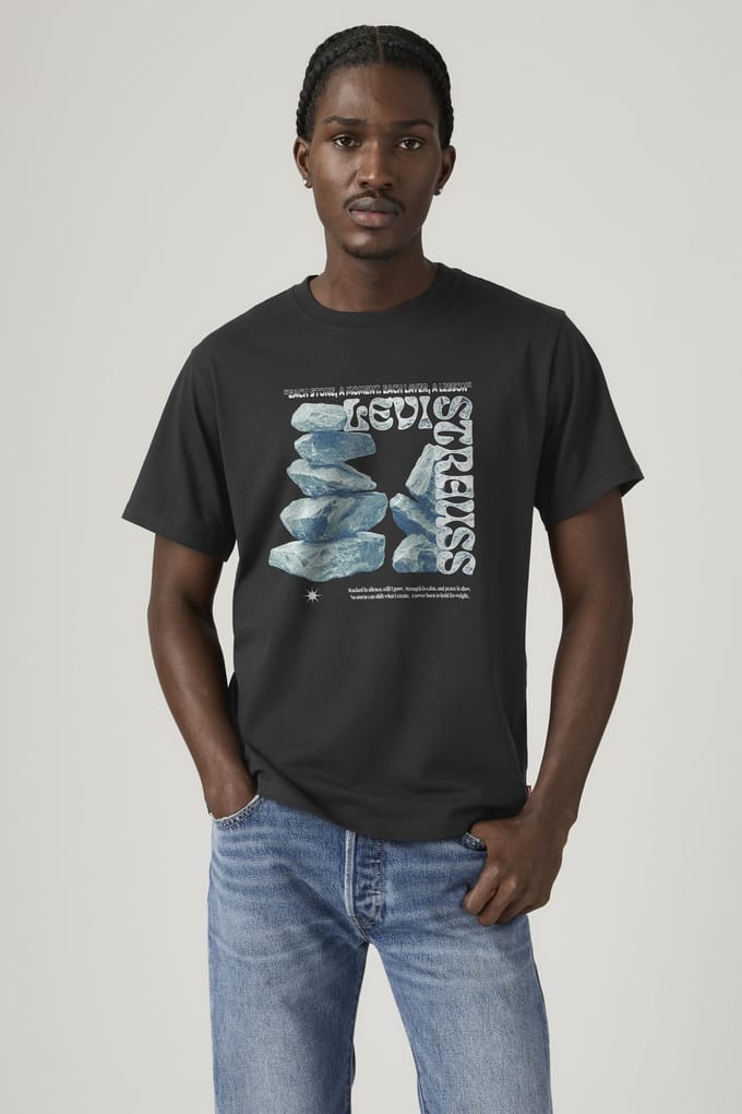 Levi's Relaxed Fit Graphic Tee Taglia: L | T-shirt stampate Outlet | Uomo