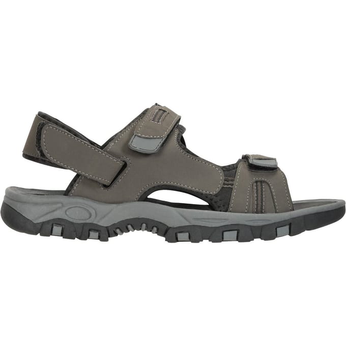 Mountain Warehouse Heren Z4 Synthetisch Suède Sandalen (Zwart)