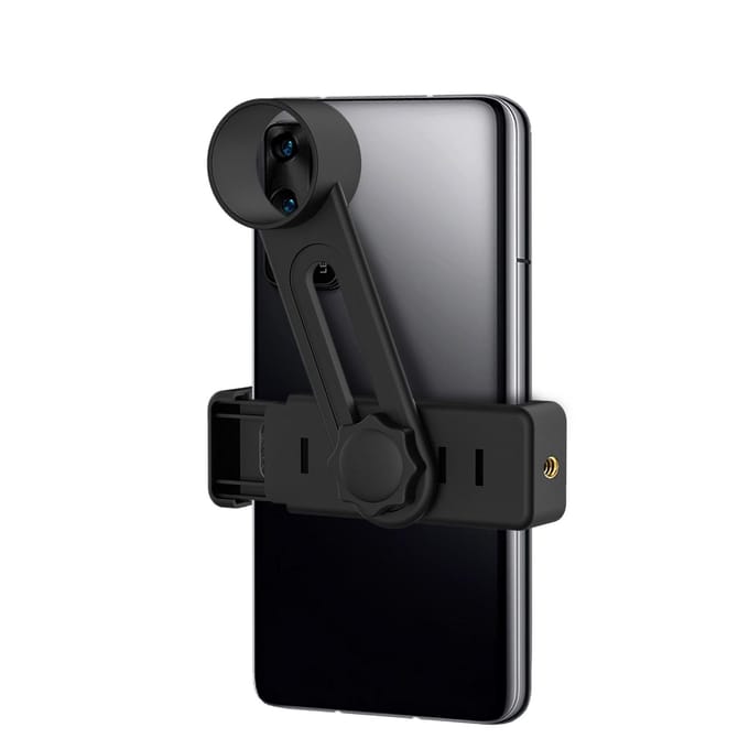 Petit télescope universel à ressort de 30mm, support pour téléphone portable, connecteur vidéo de caméra gray