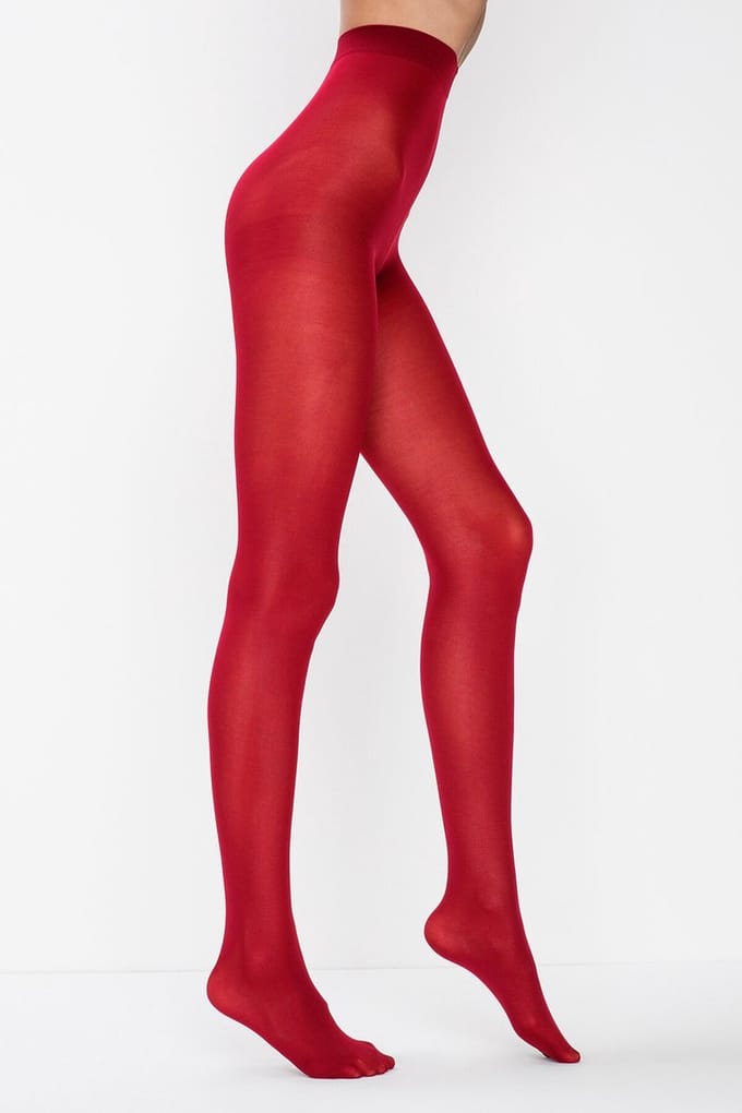 Penti Micro 40 Denier Dames Panty(pd1119) - ROOD - Maat M