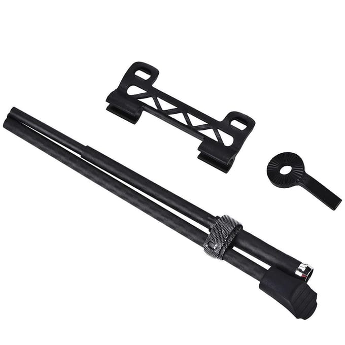 Fietsstandaard van koolstofvezel Fiets Snelspanner Standaard Rek gray