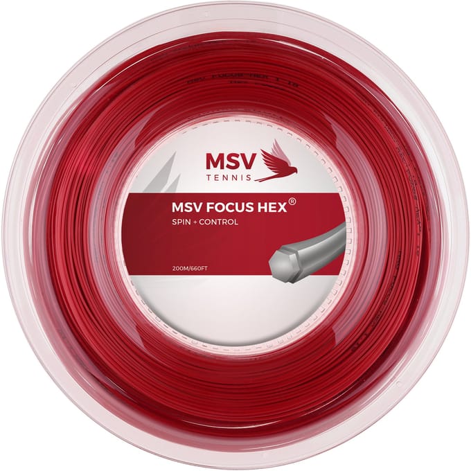 MSV Focus-HEX Rol Snaren 200m-Rood