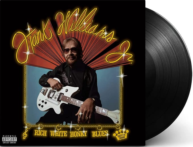Hank Williams Jr. - Rich White Honky Blues (LP)