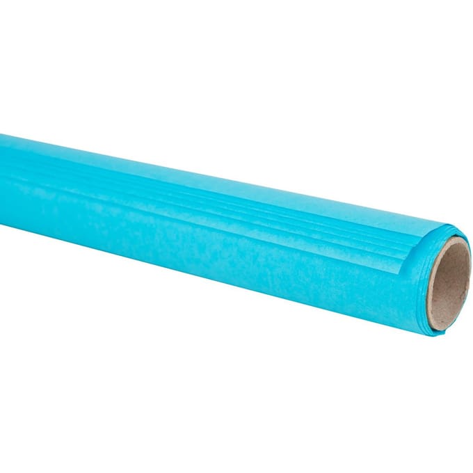 Zijdevloeipapier, 50 x 70 cm, 20g/m², 6 vellen - Lichtblauw