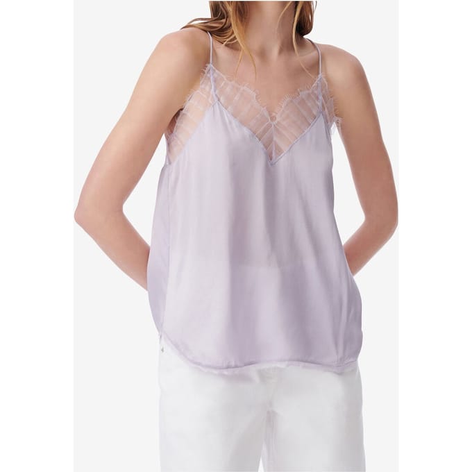 IRO Paris Berwyn Top Light Lavender Taglia: 36 | Canottiere Outlet | Donna