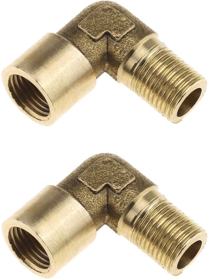 Dailygoods- Rechthoek Connector 90 Graden - Mannelijk/Vrouwelijk