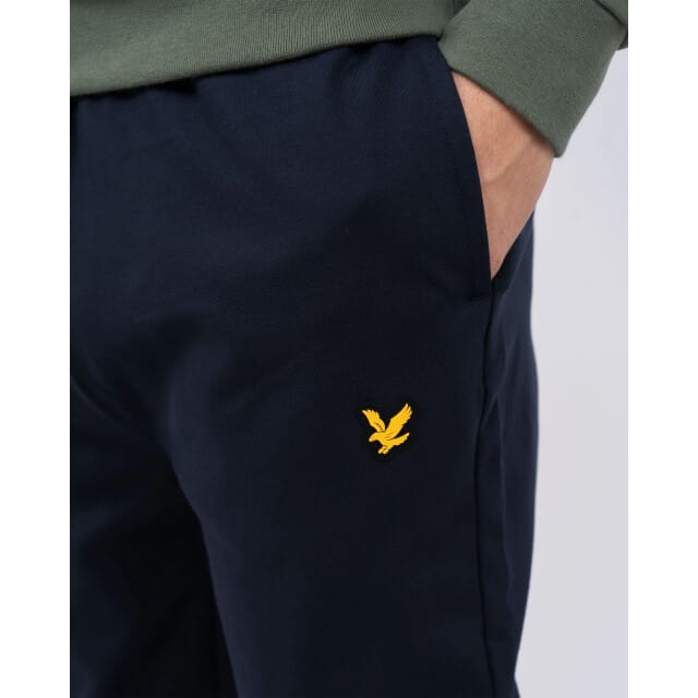 Lyle & scott fly fleece trainingsbroek in de kleur marine.
