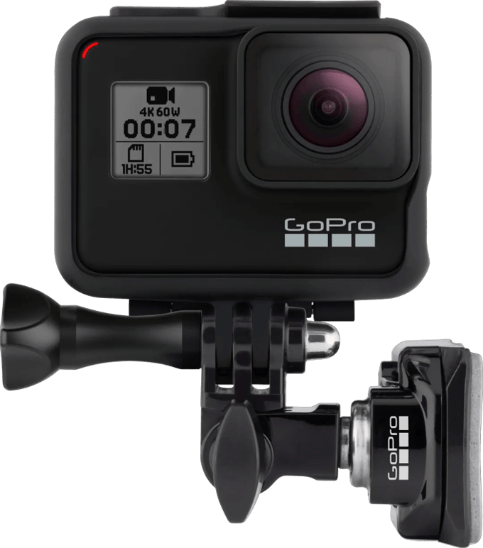 GoPro Helm Voorkant + Zijkant Bevestiging