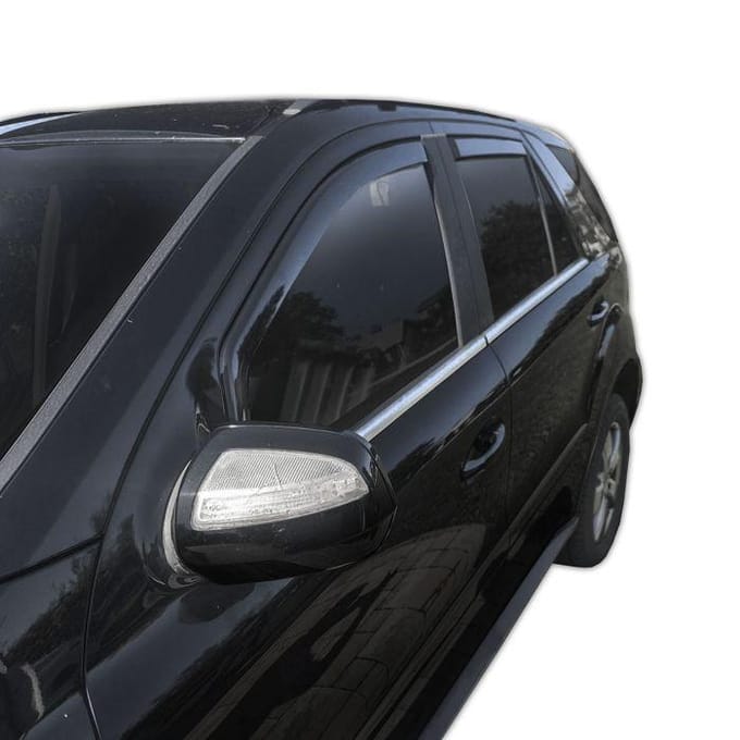 Déflecteurs d'air - Mercedes M‑Class W164 (2005-2011) - Aérodynamique - Montage facile - Teinté anti‑UV