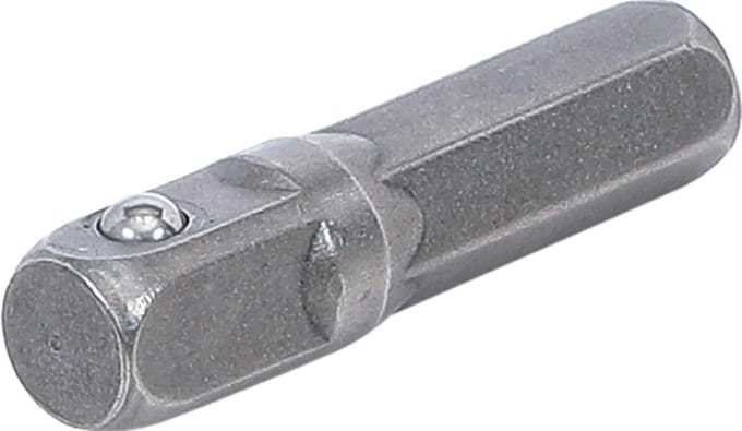 Bit-ratelsleuteladapter - buitenzeskant 6,3 mm (1/4") - buitenvierkant 6,3 mm (1/4") | 30 mm