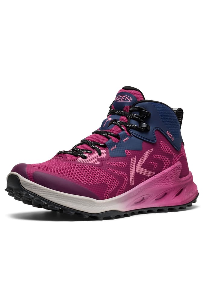 Keen Zionic Nxt Mid Wp Beaujolais/pink Lemonade Taglia: 38.5 | Scarpe da Corsa Outlet | Donna