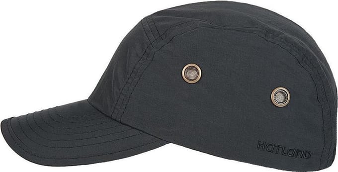 Hatland - Waterbestendige UV pet voor heren - Reef - Zwart - maat Onesize