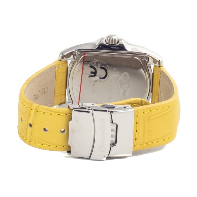 Horloge CHRONOTECH CT7274L-02. Kwarts, Kleur geel. Vrouw.