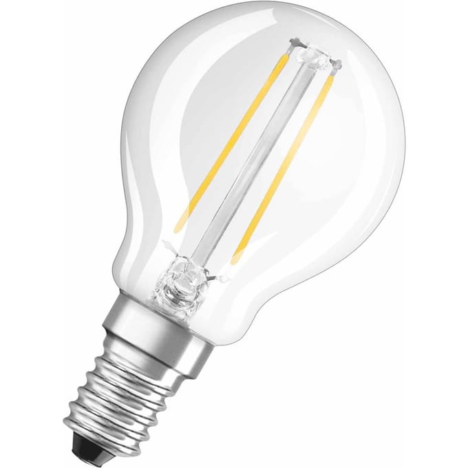OSRAM E14 4W 827 Led-druppellamp 2-delige set
