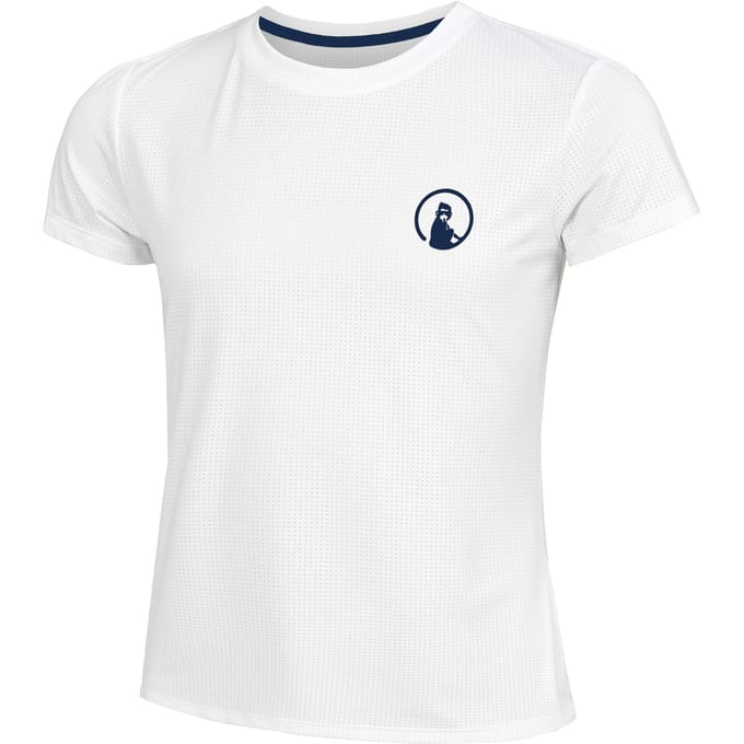 Quiet Please Retriever T-shirt Meisjes-wit