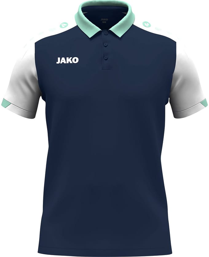 Jako Dynamic Polo Heren - Marine / Wit / Munt | Maat: 4XL