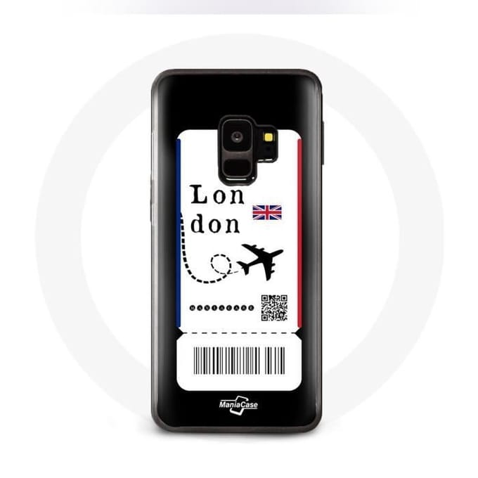 Hoesje voor Samsung Galaxy S9 Londen vliegticket