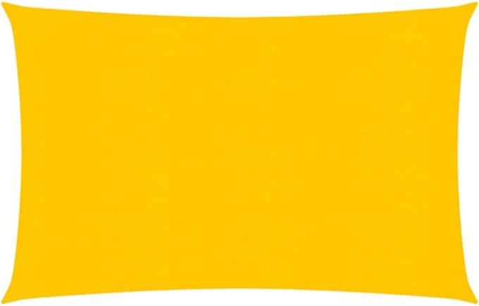 vidaXL - Zonnezeil - 160 - g/m² - 3x4 - m - HDPE - geel