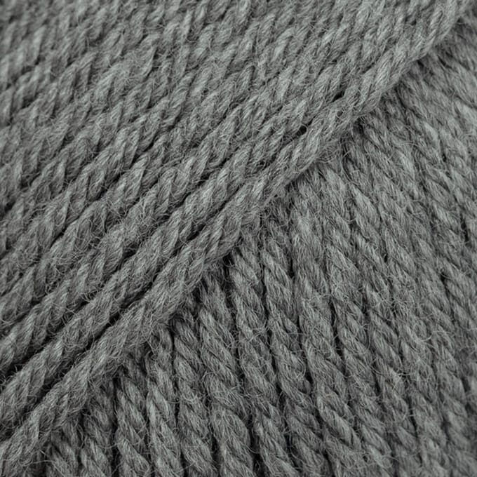 DROPS Daisy Mix - 05 medium grijs - Merinowol Garen