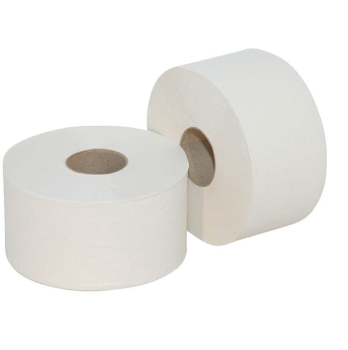 Toiletpapier mini jumbo 2-laags cellulose 150 meter