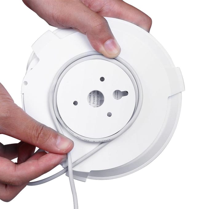 Support mural pour TPLink Deco M9 Plus, système WiFi en maille pour toute la maison, support robuste, gain de place 2pcs blanc