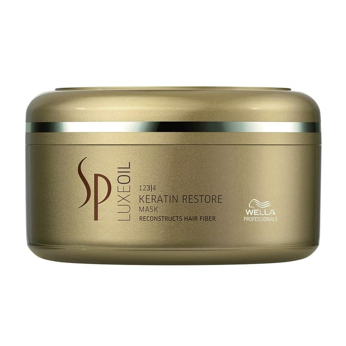 Wella Luxe Oil Keratin Restore Mask Haarbehandeling voor droog haar Dames 150 ml