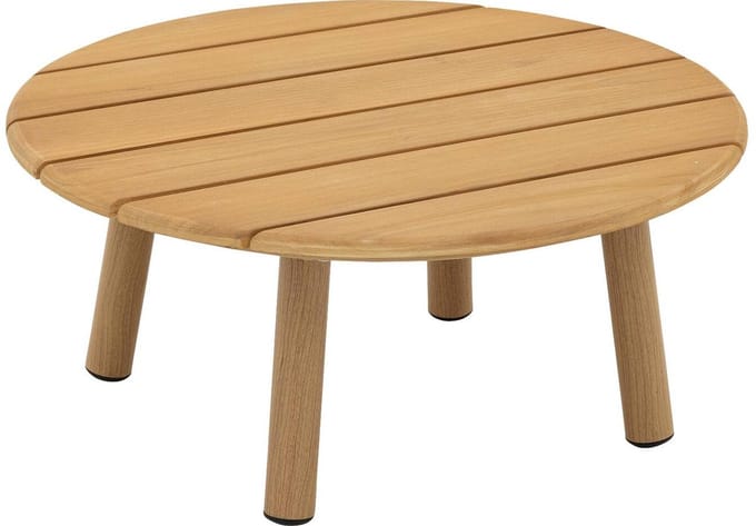 Goossens Salontafel Bari - Hout - blank - 60 x 25 x 60 cm