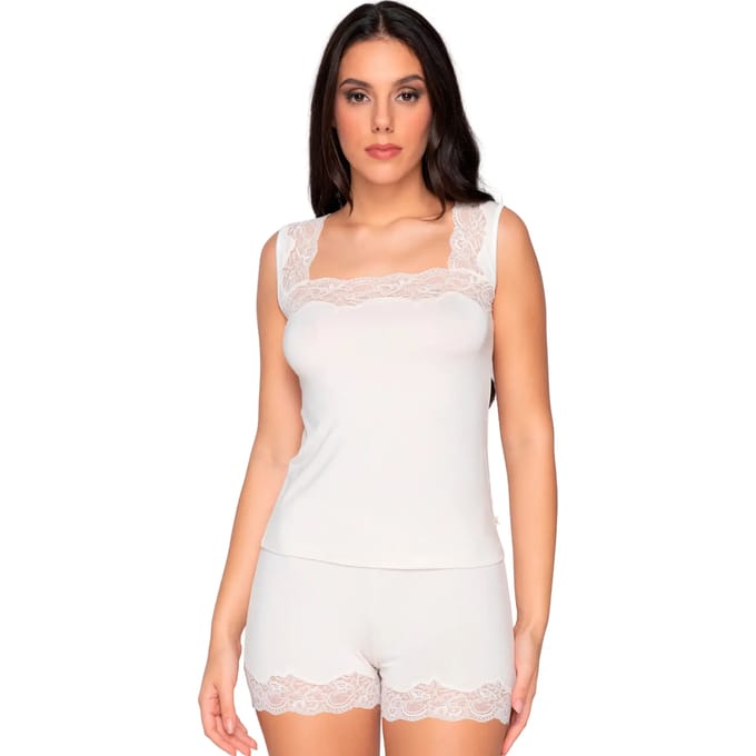 Top Luna Splendida Mouwloze top Micro Touch Splendida