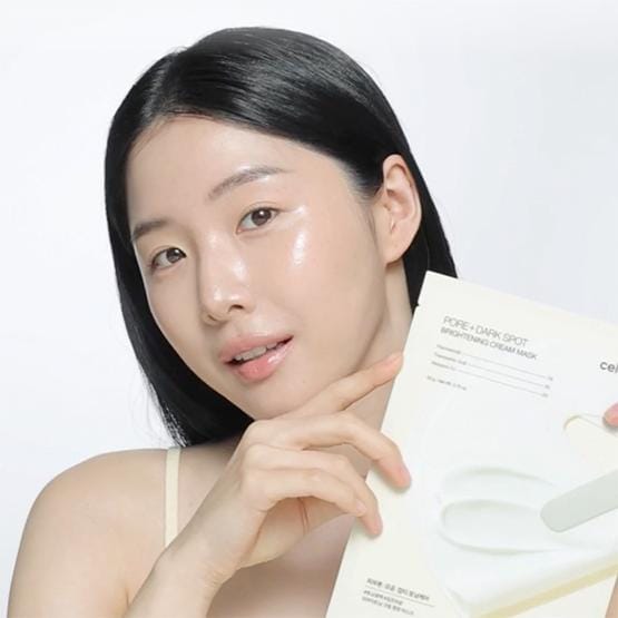 [celimax] Pore+ Dark Spot Brightening Cream Mask 20g*4EA 1EA white