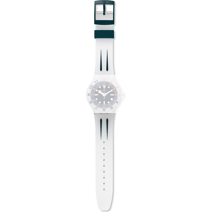 Swatch Plastic - Scuba Libre - SUU ASUUK402 SUUK402 Voile Blanche Horlogeband