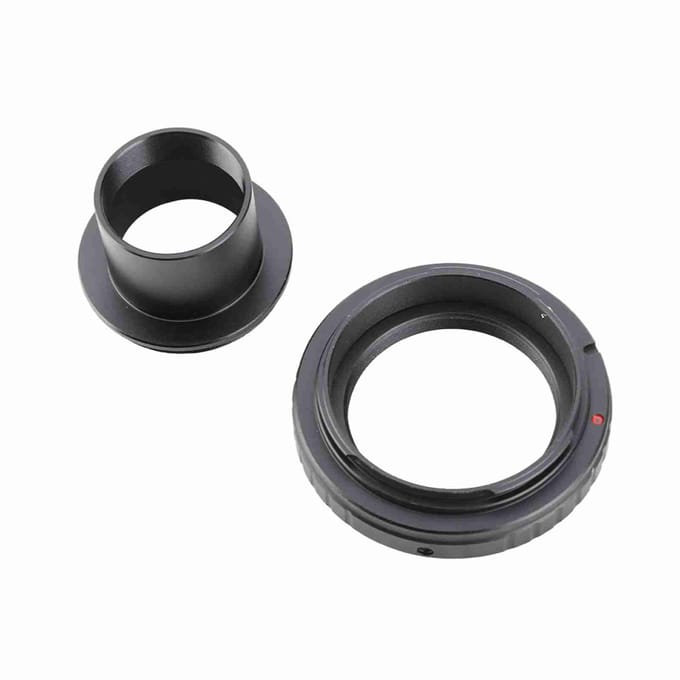 1,25 inch T-ring M42*0,75 Astronomische telescoopadapter voor Minolta SLR-camera black