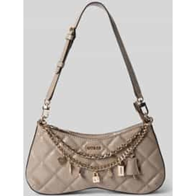 GUESS schoudertas Libby Shoulder Bag Dark Taupe