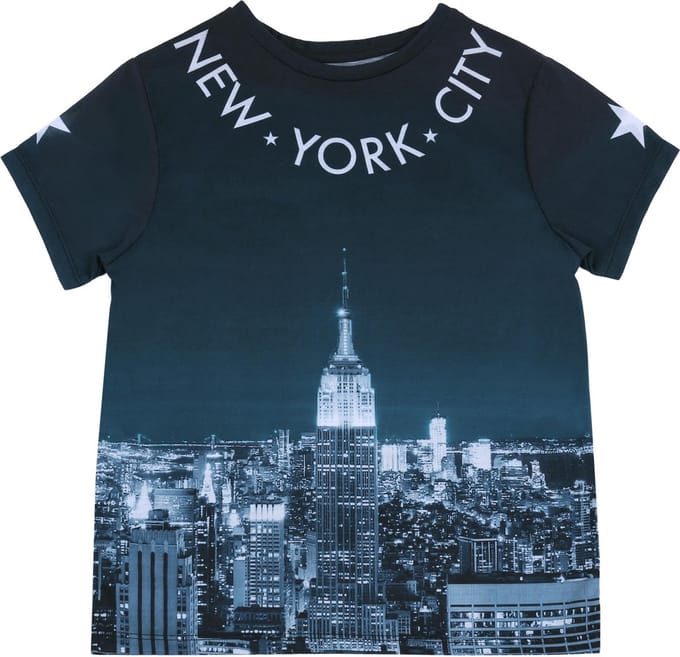 Blauw T-shirt NEW YORK