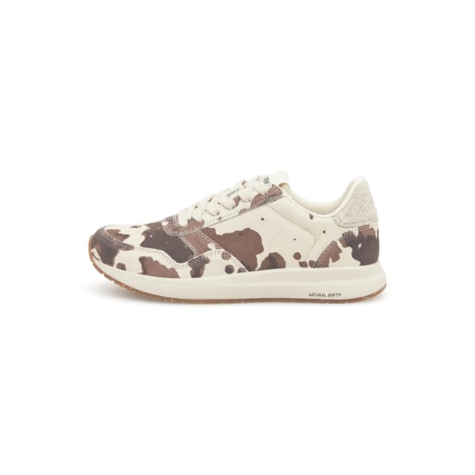 Woden Nicoline Cow Sneakers beige Suede - Maat 38