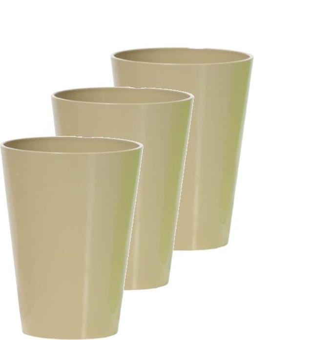 Bloempot Rond Dus 13cm MOKKA Prosperplast / 3 STUKS ! /