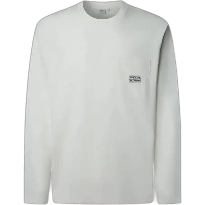 Pepe Jeans Thor T-shirt Met Lange Mouwen Wit S Man
