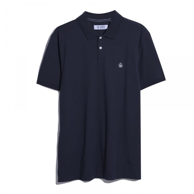 PENGUIN zwarte polo maat S