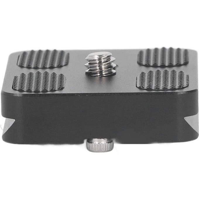 Snelkoppelingsplaat 1/4 inch schroef antislip aluminiumlegering universele camera snelkoppeling gray