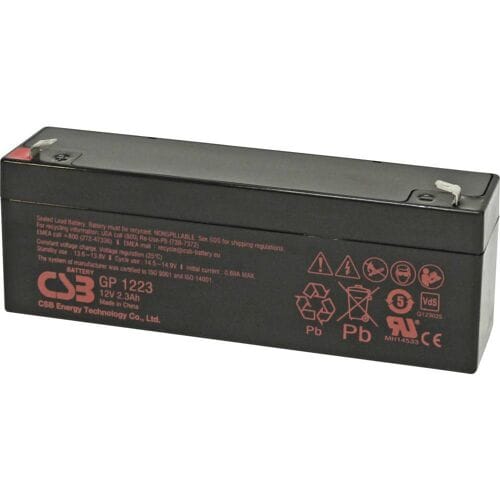 Loodaccu CSB Battery GP1223 Loodvlies (AGM) 2.3 Ah 12 V 1 stuk(s)