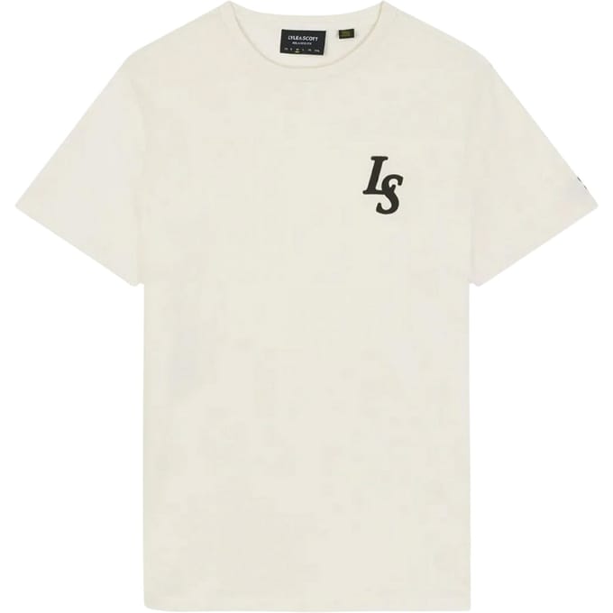 Lyle & Scott Club embleem krijt T-shirt