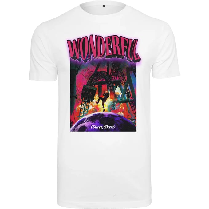 Mister Tee - Wonderful Heren T-shirt - 2XL - Wit