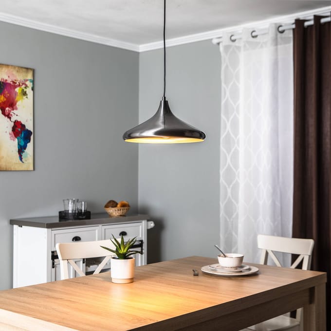Opviq Hanglamp Berceste 209-S Ø35cm zilver