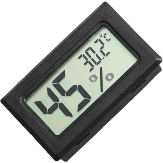5 stuks Mini Digitale LCD Temperatuur en Vochtigheid Meter Draadloze Thermometer Hygrometer white